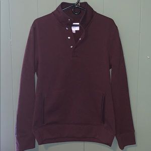 Maroon thick men’s pullover